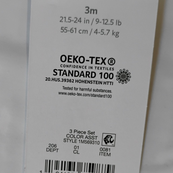 CARTER's: Just One You 3 pc Baby Girls Floral Dress - 3M - Picture 5 of 5